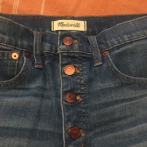 Madewell Slim Wide Leg Crop Jeans - Picture 4 of 4